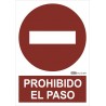 Señal prohibido el paso (Pictograma)