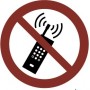 Pegatina Señal prohibido el uso de teléfonos móviles