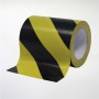 Cinta de marcaje y señalización autoadhesiva amarilla y negra - 15 cm