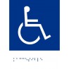 Señal Accesible - Con escritura Braille