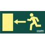Señal de Salida de Emergencia puerta izquierda