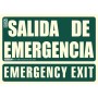 Señal Salida de emergencia / Emergency Exit Clase B