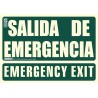 Señal Salida de emergencia / Emergency Exit Clase B