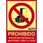 No usar en caso de incendio Clase A