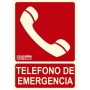 Señal teléfono de emergencia Clase B