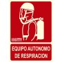 Señal equipo de respiración Clase B
