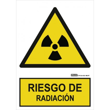 Señal Riesgo de radiación