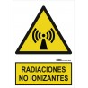 Señal Riesgo de radiaciones no ionizantes