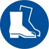 Pegatina señal uso obligatorio de botas